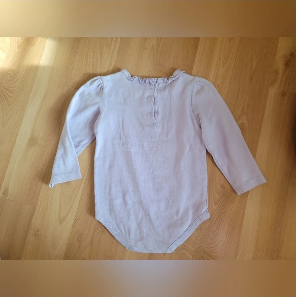 Gymboree‎ Light purple long sleeve onesie top size 2T bow ruffles cute
